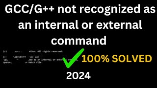[solved] g   is not recognized as an internal or external command, operable program or batch file