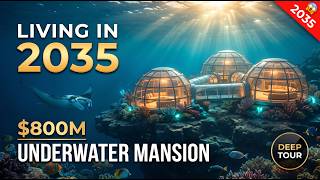 Living in 2035: Inside an $800M Underwater Smart City Residence (Below the Ocean Floor)