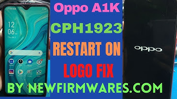 Oppo A1K CPH1923 CM2 Scatter Flash File Hang Logo RESTART FIRST LOG
