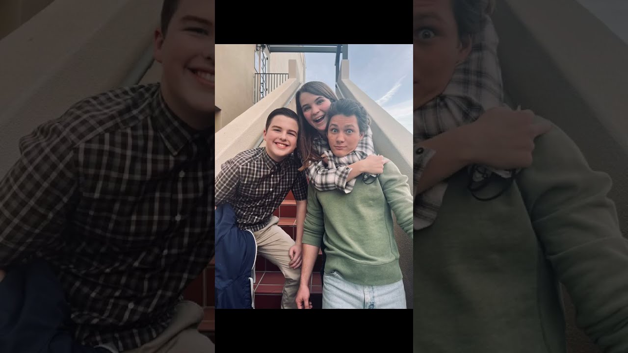 Some Behind The Scenes Of Young Sheldon With Most Loving And Supportive Cast Crew 