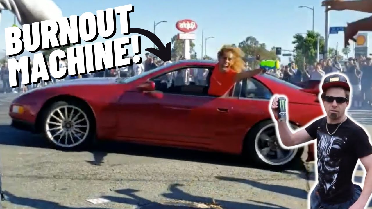 300zx Dumbest Car Owners on YouTube - EPIC Burnouts and FAILS