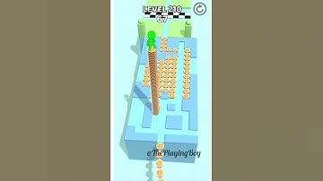 Green man on orange tiles||Stacky Dash level210#shorts