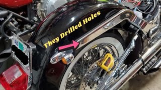 Harley Davidson Rear Fender struts