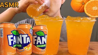 [ASMR] FANTA DRINKING SOUNDS ORANGE ICE CUP(NO TALKING) REAL SOUNDS환타 오렌지맛 얼음컵 음료수 먹방 원샷ファンタを飲んでいます