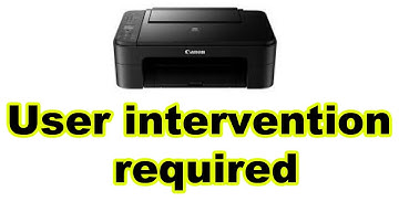 User intervention required PRINTER [Tutorail]