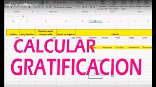 Calcular Gratificacion Facilmente, Excel Gratis - Abogado Laboralista -  YouTube