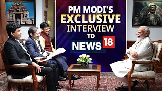 LIVE: PM Modi's exclusive interview to  @news18India screenshot 1