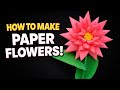 How to Make Beautiful Paper Flower 🌸 Easy DIY (Step by Step)