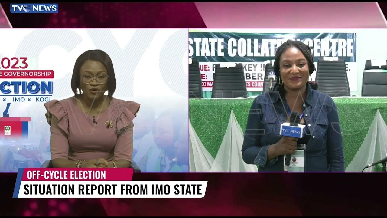 TVC’s Abimbola Agbebiyi Gives Updates On Collation Of Results In Imo