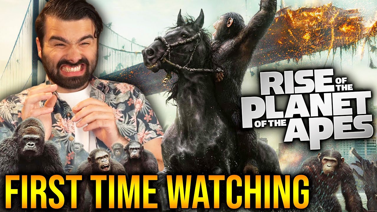 RISE OF THE PLANET OF THE APES MOVIE REACTION FIRST TIME WATCHING!