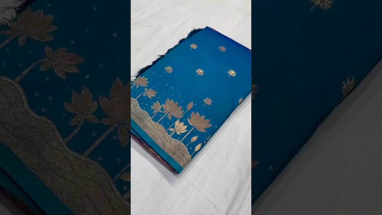 Pichwai Lotus Paithani Saree