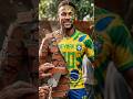 Neymar Brick Statue ⚽️🧱#shorts