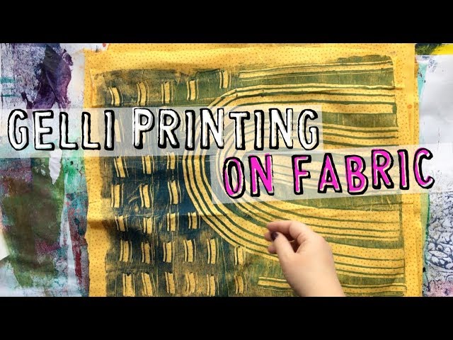 Balzer Designs: Gelli Printing on Fabric