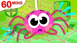 Did you See My Web? Itsy Bitsy Spider Lost Her Web | Puppy Chase Compilation by Little Angel