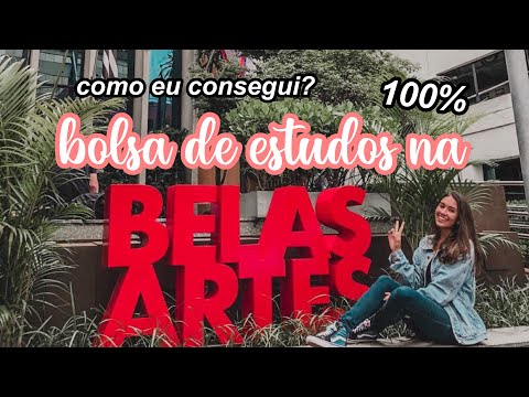 BOLSA DE ESTUDOS NA BELAS ARTES! Como eu consegui?