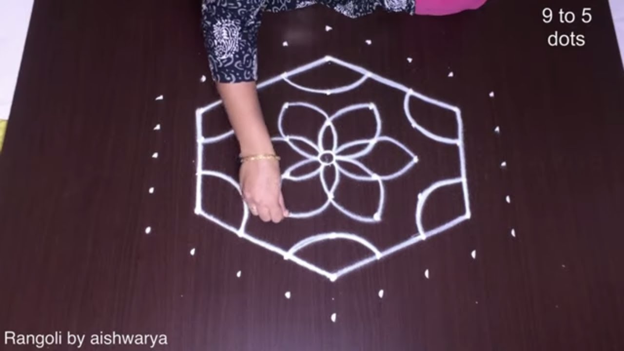 9 to 5 Latest Creative Muggulu