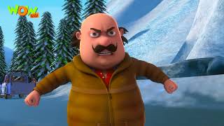 dangerous road trip to switzerland part 06 s12 motu patlu cartoon wow kidz spot