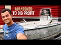 I Bought an Abandoned $500 Storage Unit Boat – Full Fix &amp; Flip – First Water Test!