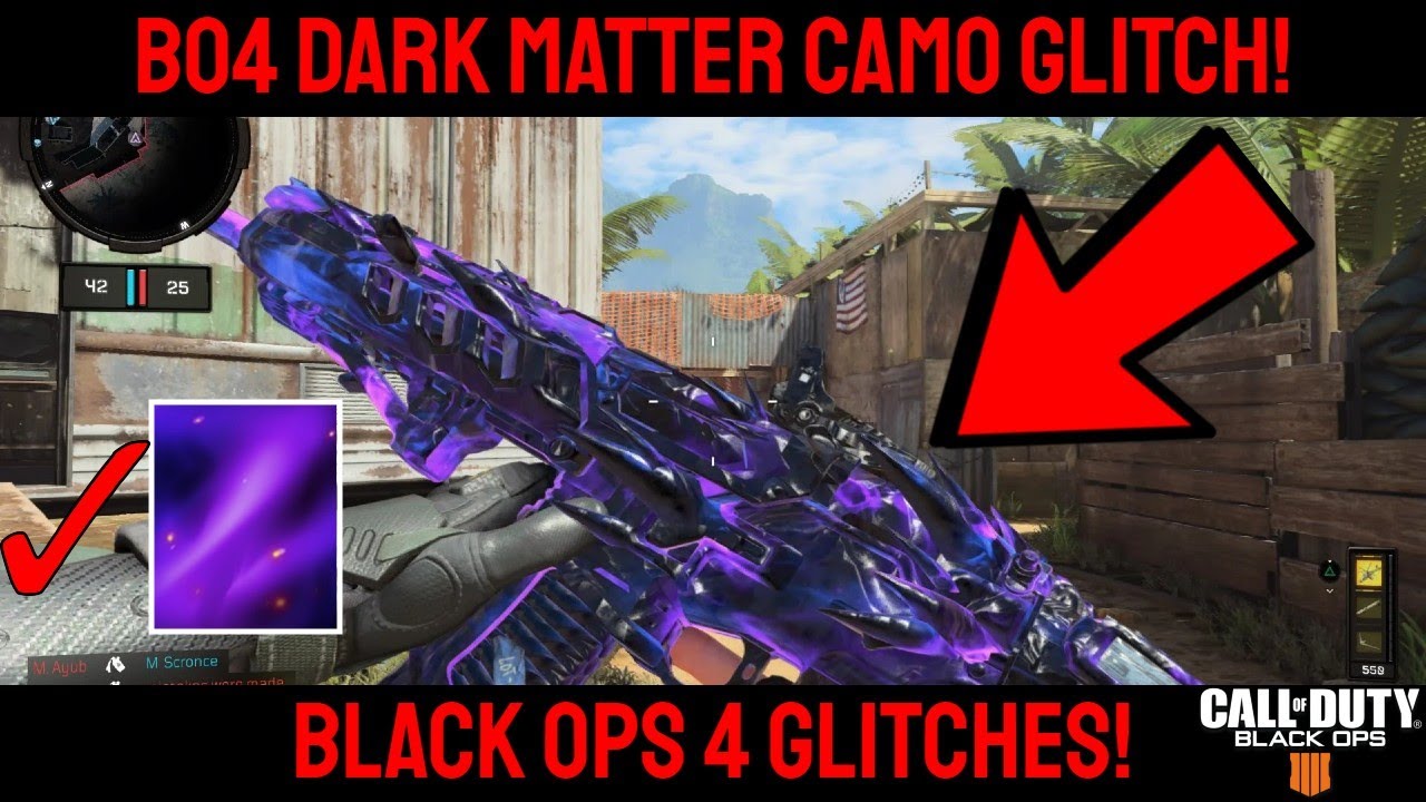 *WORKING 2021* BO4 DARK MATTER CAMO GLITCH! UNLOCK ANY CAMO NOW! COD ...