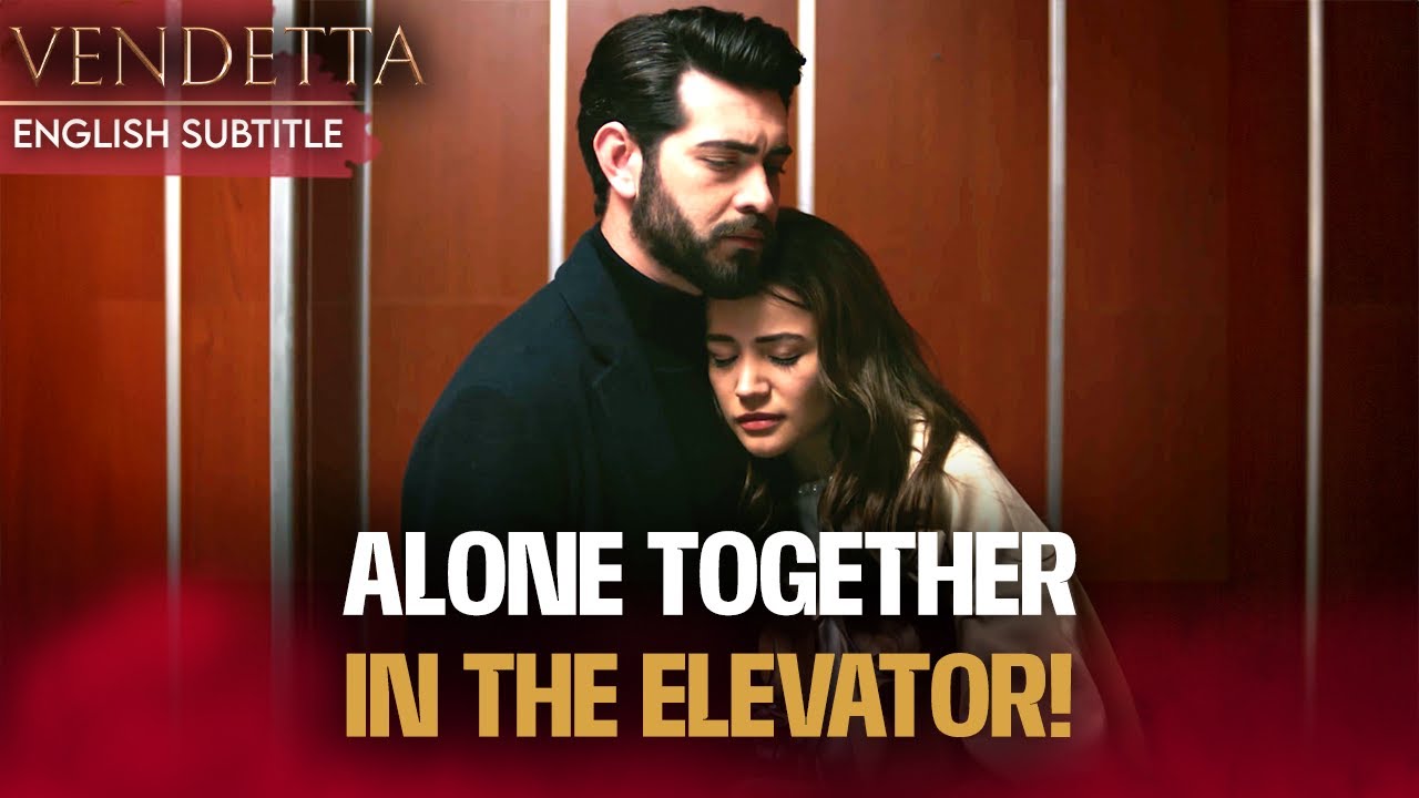 Dilan and Baran Got Stuck in the Elevator! | Vendetta English Dubbing | Kan Cicekleri