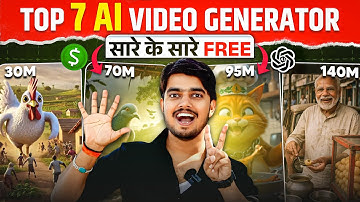 Top 7 FREE UNLIMITED AI Image & Video Generator✅ ai video kaise banaye free mein | Text-to-Video AI
