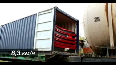 BIG Red Flexitank Railroad Testing