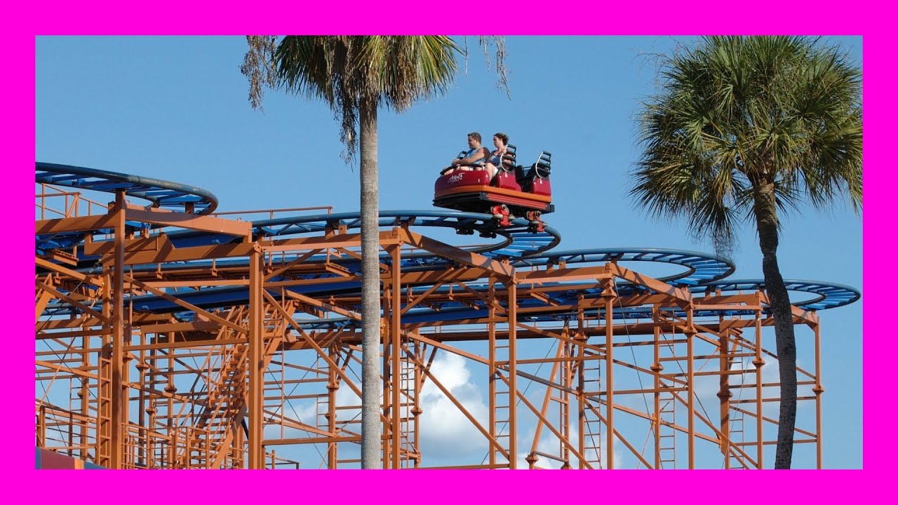 Sand Serpent Busch Gardens Roller Coaster YouTube