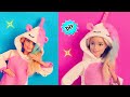 🦄 Como hacer PIJAMA de UNICORNIO para MUÑECAS Barbie SIN COSER FÁCIL! MANUALIDADES PARA MUÑECAS