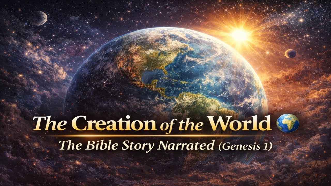 The Creation of the World 🌍 | The Bible Story Narrated (Genesis 1 ...