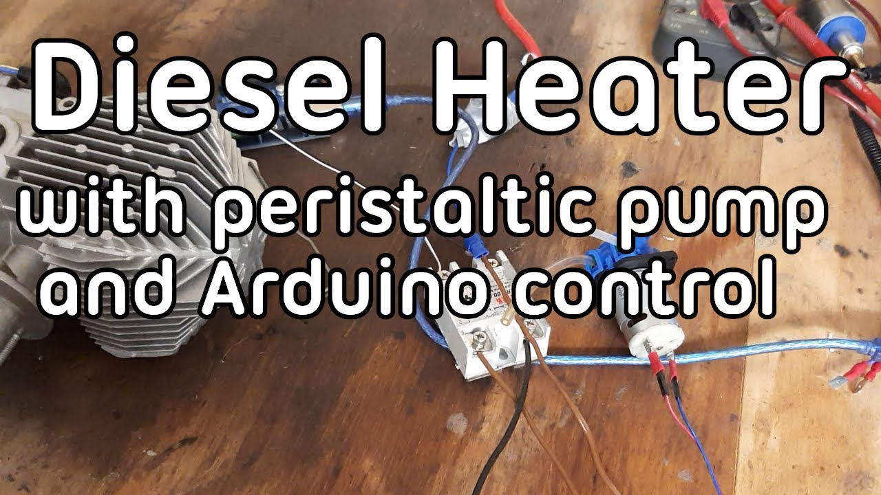 Attempting to run a Chinese Diesel Heater on a peristaltic pump controlled  by an Arduino Uno 