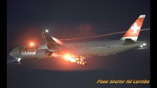 Chegada dos Gigantes na Madrugada, no Aeroporto de São Paulo (GRU Airport) 4k