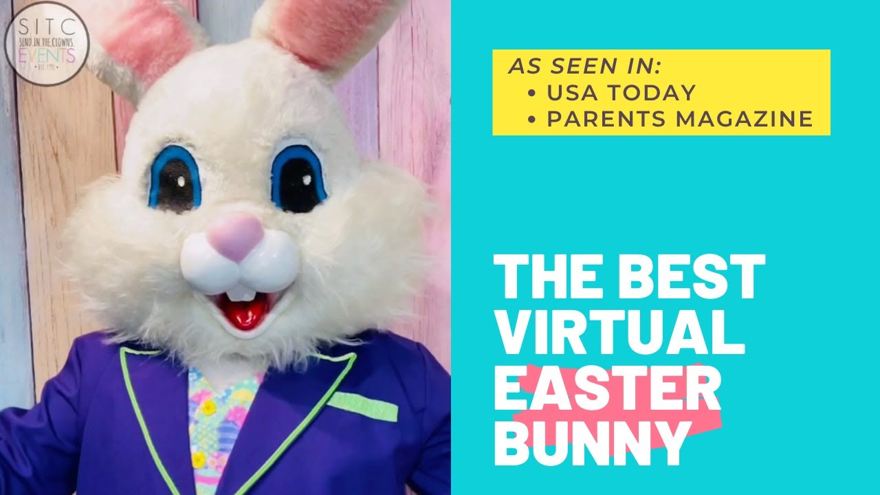 Number 1 Easter Bunny Virtual Visit for Kids, Families, & Friends