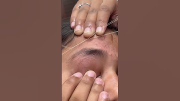Eyebrow threading eyebrow shape eyebrow threading tutorial