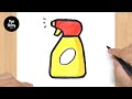 #402 How to Draw a Spray Bottle - Easy Drawing Tutorial