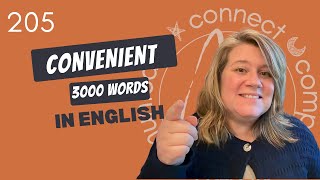Learn English Vocabulary: "convenient" - Definitions, Usage, Collocations, and Opposites 205/3000