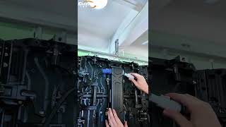 Quick-installation and flat LED screen!#ledscreen #ledvideowall #ledboard #eagerled