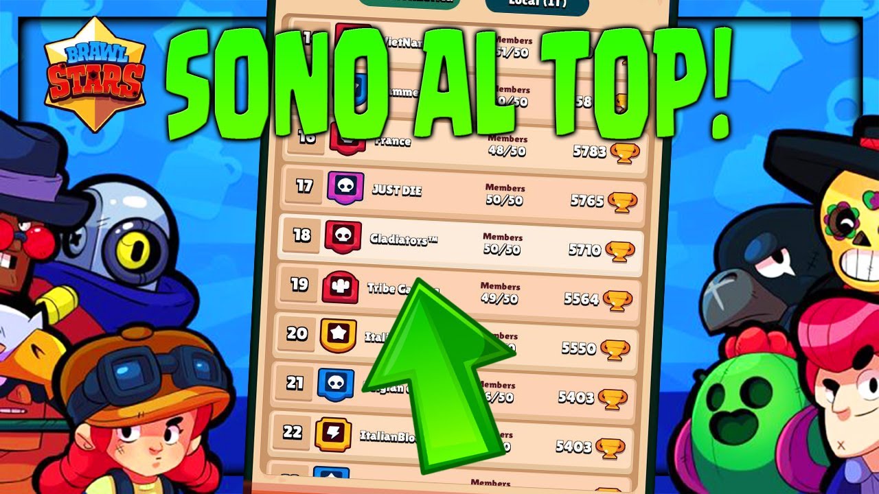 SONO NEL CLAN TRA I PIU' FORTI AL MONDO! Brawl stars ita YouTube