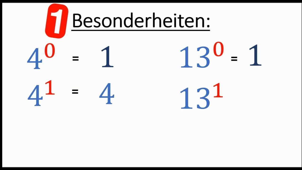 Was sind Potenzen? - YouTube