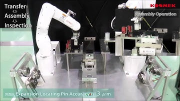【KOSMEK】Robot Standardization with Tool Changer! High Accuracy Assembly・Inspection [ iREX 2015 ]