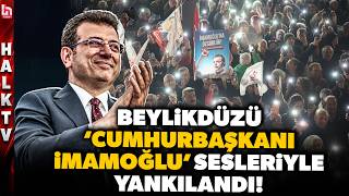 MEYDANI İNLETEN SLOGAN! İmamoğlu’nun tutukluluğunun 500. gününde Beylikdüzü’nde tarihi görüntü!