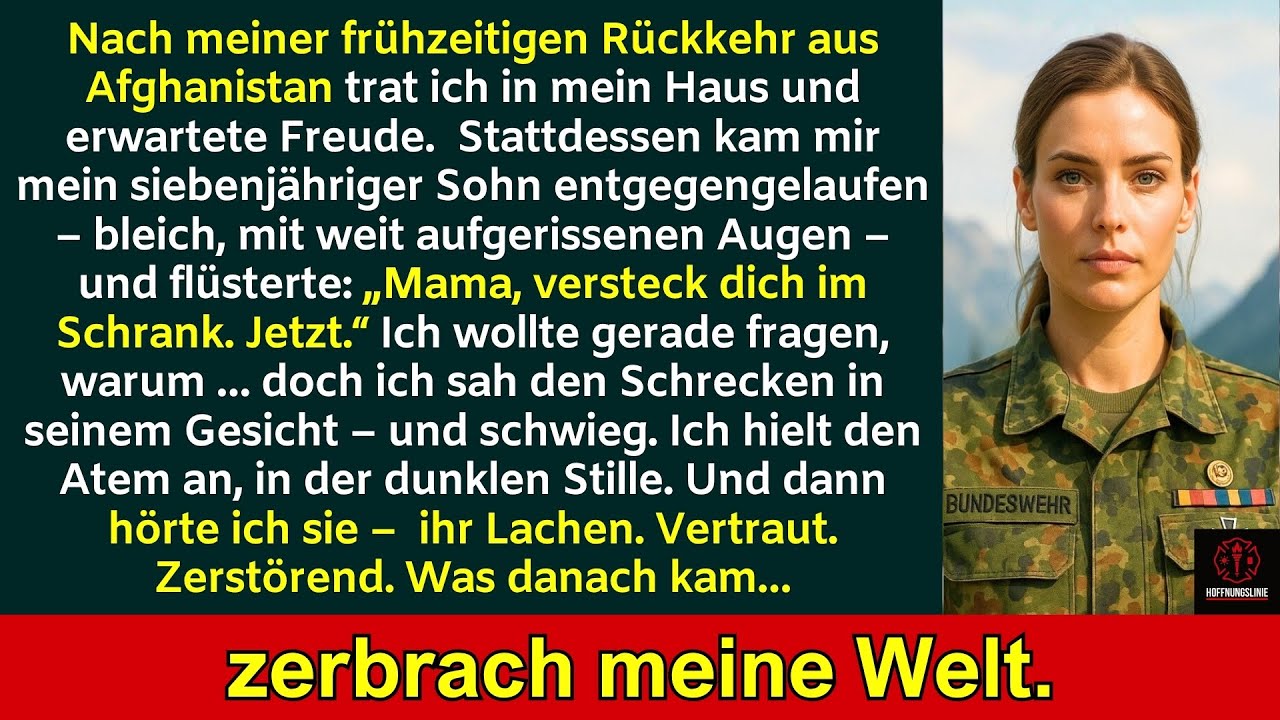 Ich kam früher aus Afghanistan zurück – mein Sohn flüsterte: „Mama, versteck dich im Schrank.“
