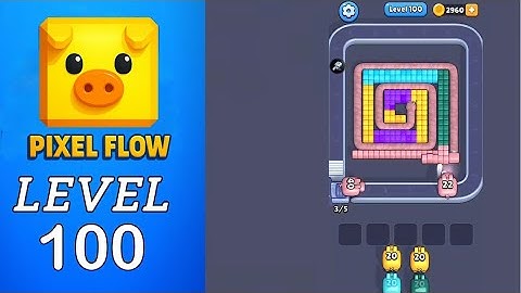 Pixel Flow Level 100 Walkthrough