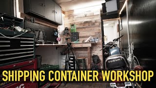 THE MOVE  Shipping Container Motorcycle Workshop