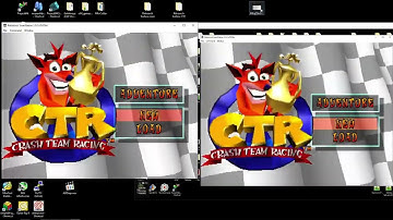 Retroarch Kaillera Netplay CTR 2p test SwanStation.
