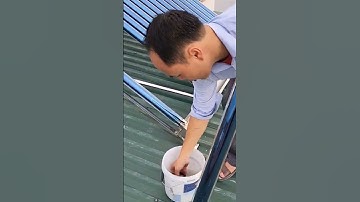 Cách lắp ống chân không bình năng lượng mặt trời