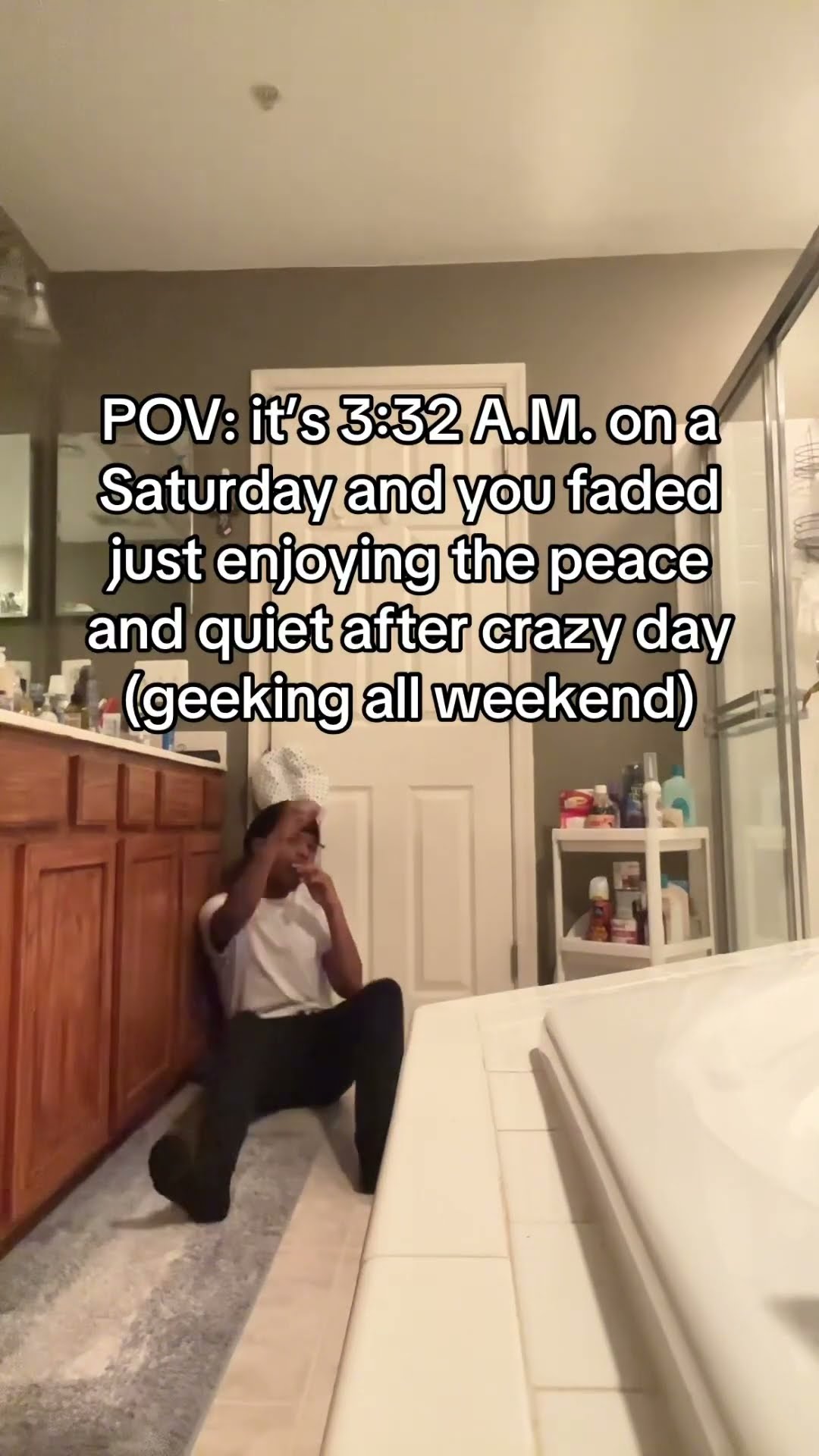 When you up at 3 am with prvnci just chilling