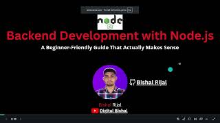 MERN day 21 - NodeJS, Project setup, DB connection