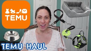 TOP 10 MUST HAVE DOG SUPPLIES:  TEMU HAUL EDITION | Must Have Items When Getting a Dog