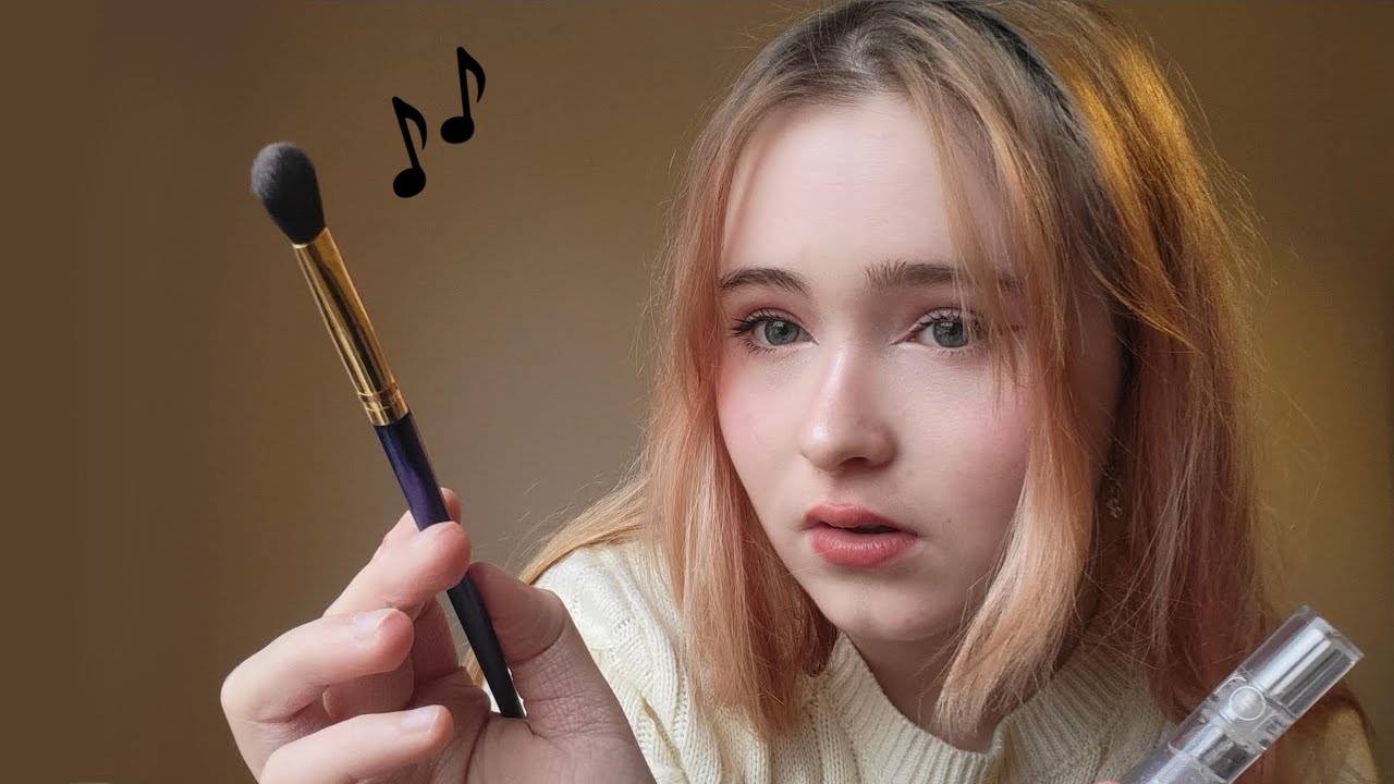 АСМР делаю тебе макияж для твоего музыкального клипа!! (ты знаменитость)🎤✨️