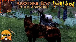 Feeding The Fires | S2 Ep 48 Wildfire Pack Legacy | WolfQuest Lets Play